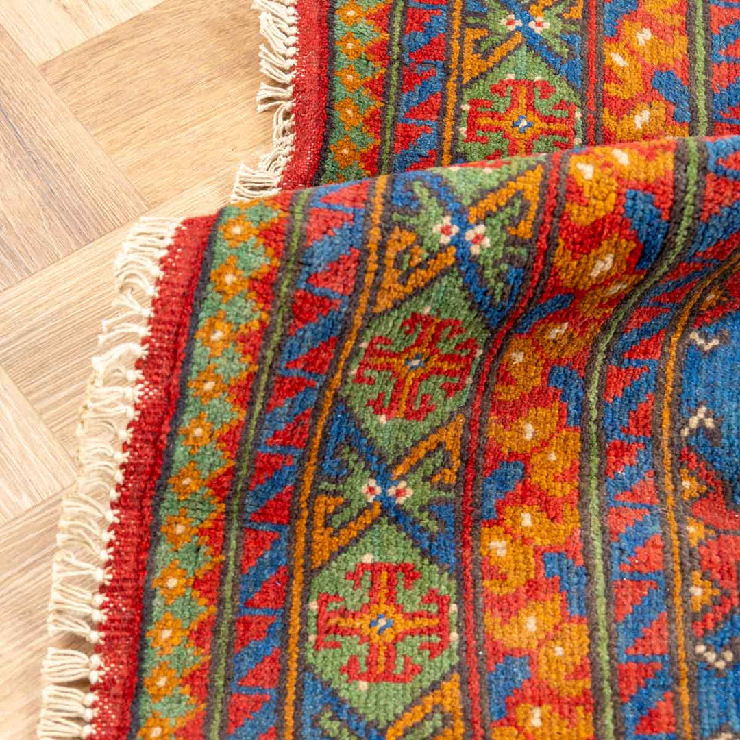 שטיח  אפגני בוכרה 00 כחול 184*129  | Bokhara Rug