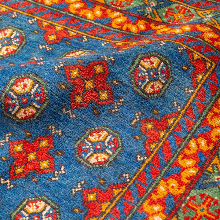 שטיח  אפגני בוכרה 00 כחול 184*129  | Bokhara Rug