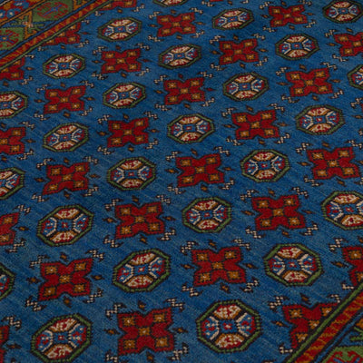 שטיח אפגני בוכרה 00 כחול 238*172 | Bokhara Rug