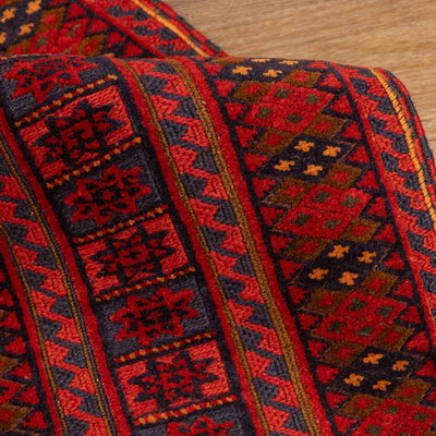 שטיח אוזבקי 00 אדום 185*147 | Uzbek