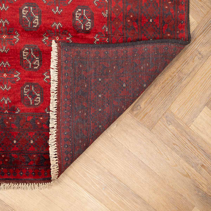 שטיח אפגני בוכרה 00 אדום 239*168 | Bokhara Rug
