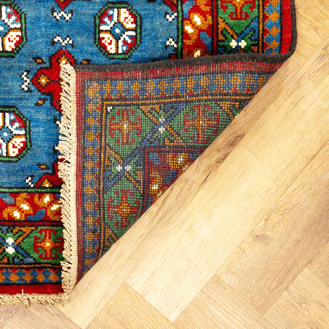 שטיח  אפגני בוכרה 00 כחול 202*83 | Bokhara Rug