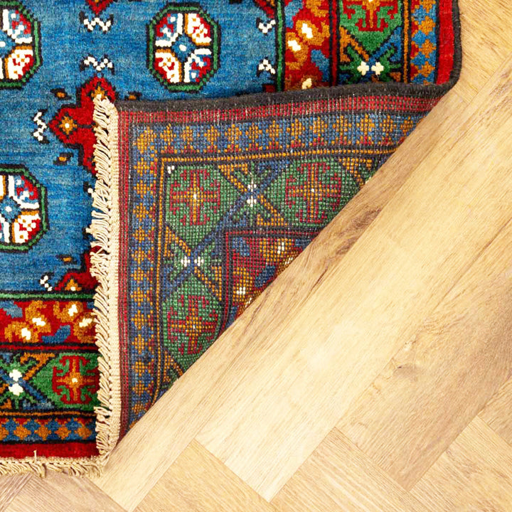 שטיח  אפגני בוכרה 00 כחול 202*83 | Bokhara Rug