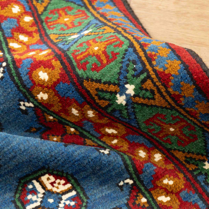 שטיח  אפגני בוכרה 00 כחול 202*83 | Bokhara Rug