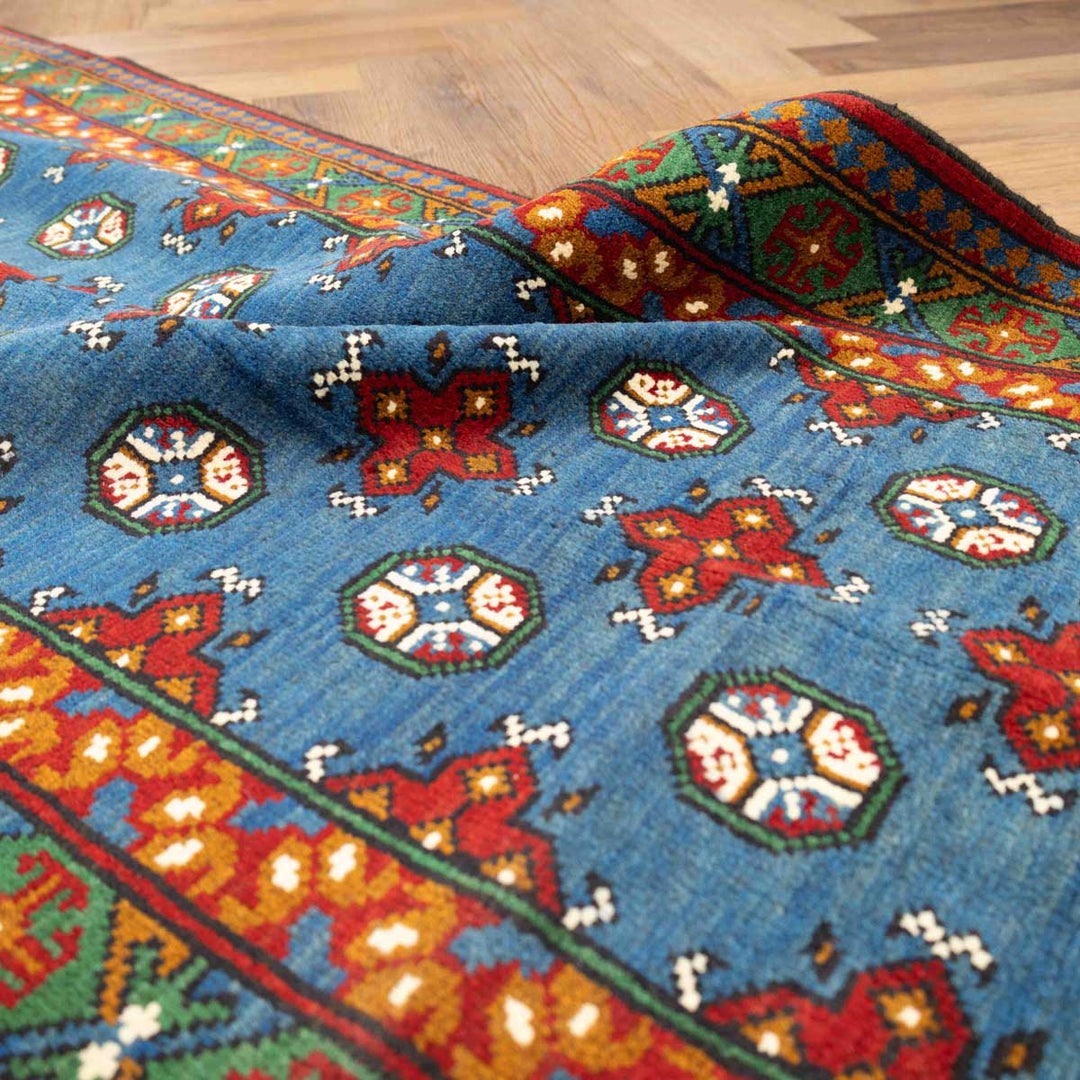 שטיח  אפגני בוכרה 00 כחול 202*83 | Bokhara Rug