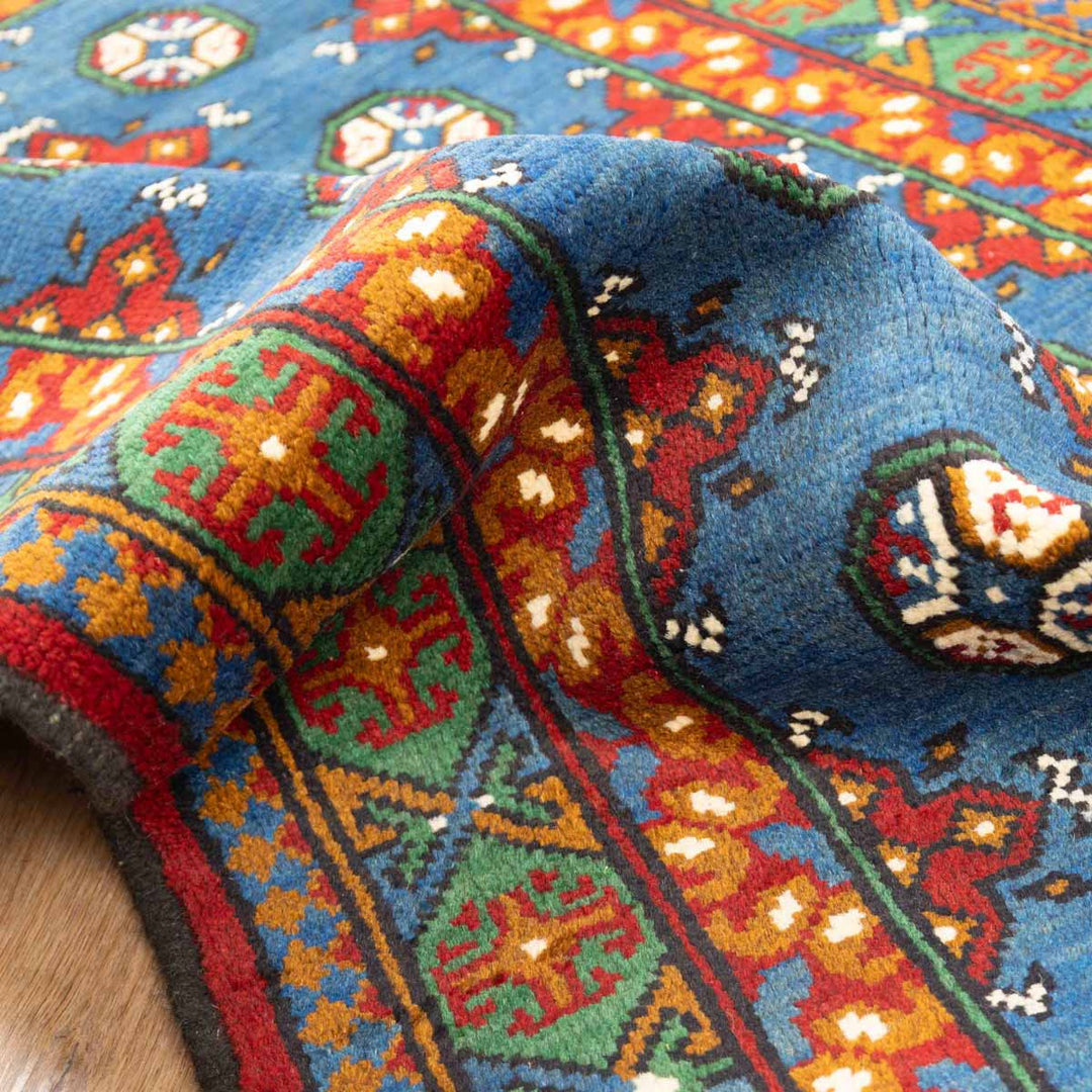 שטיח  אפגני בוכרה 00 כחול 202*83 | Bokhara Rug
