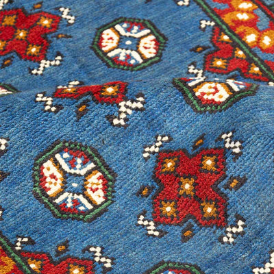 שטיח אפגני בוכרה 00 כחול 202*83 | Bokhara Rug