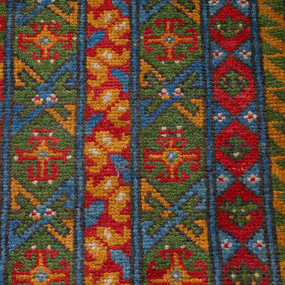 שטיח אפגני בוכרה 00 כחול 292*206 | Bokhara Rug