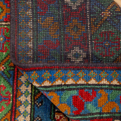 שטיח אפגני בוכרה 00 כחול 297*201 | Bokhara Rug