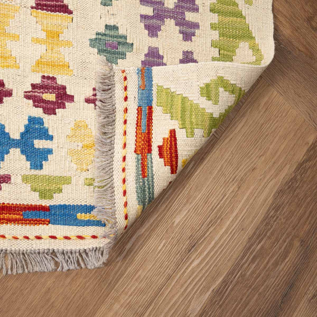 שטיח קילים אפגני 00 צבעוני 301*206