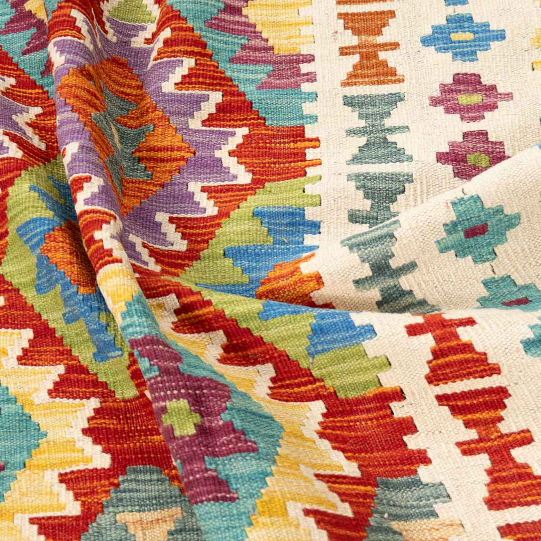 שטיח קילים אפגני 00 צבעוני 301*206