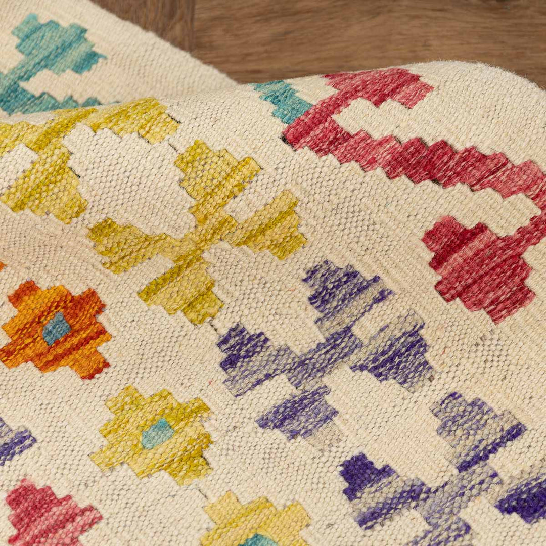 שטיח קילים אפגני 00 צבעוני 295*208