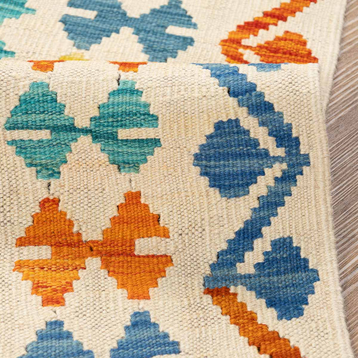 שטיח קילים אפגני 00 צבעוני 301*212