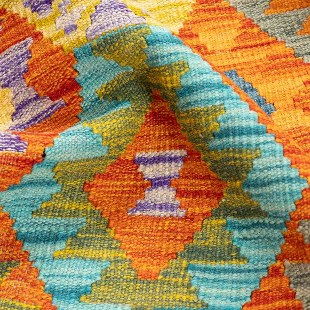 שטיח קילים אפגני 00 צבעוני 301*212