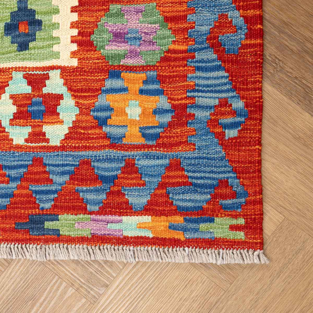 שטיח קילים אפגני 00 צבעוני 307*206