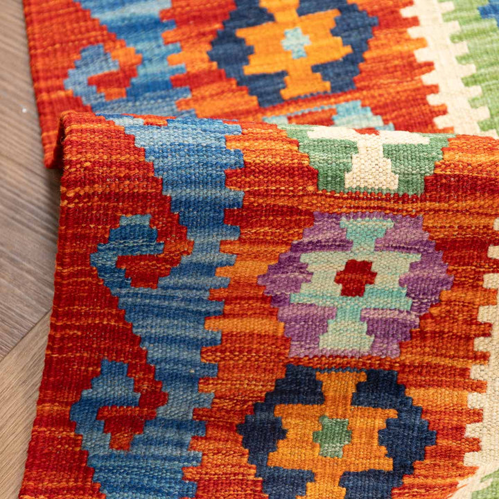 שטיח קילים אפגני 00 צבעוני 307*206