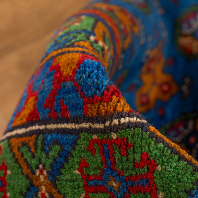 שטיח אפגני בוכרה 00 כחול 244*169 | Bokhara Rug