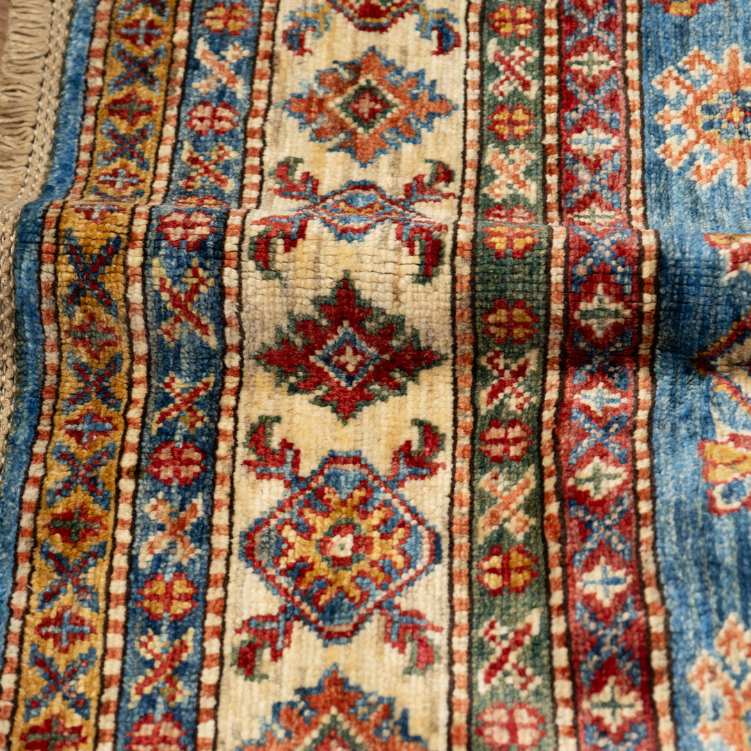 שטיח סופר קזאק 00 כחול 204*149 | Super Kazak