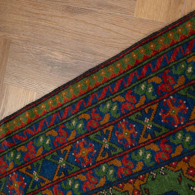 שטיח אפגני בוכרה 00 ירוק 203*152 | Bokhara Rug