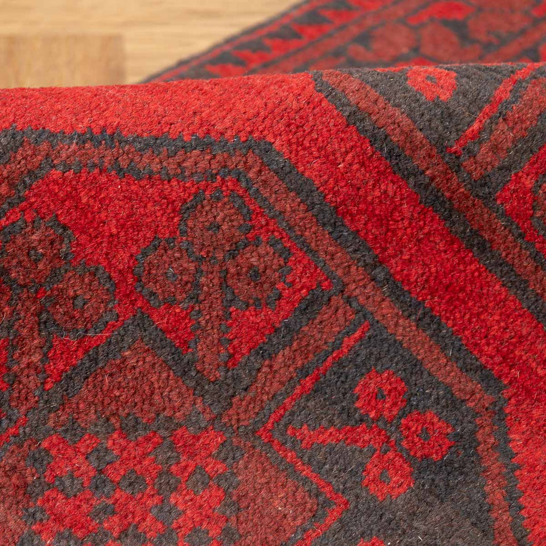 שטיח אפגני רגל פיל 00 אדום 196*79