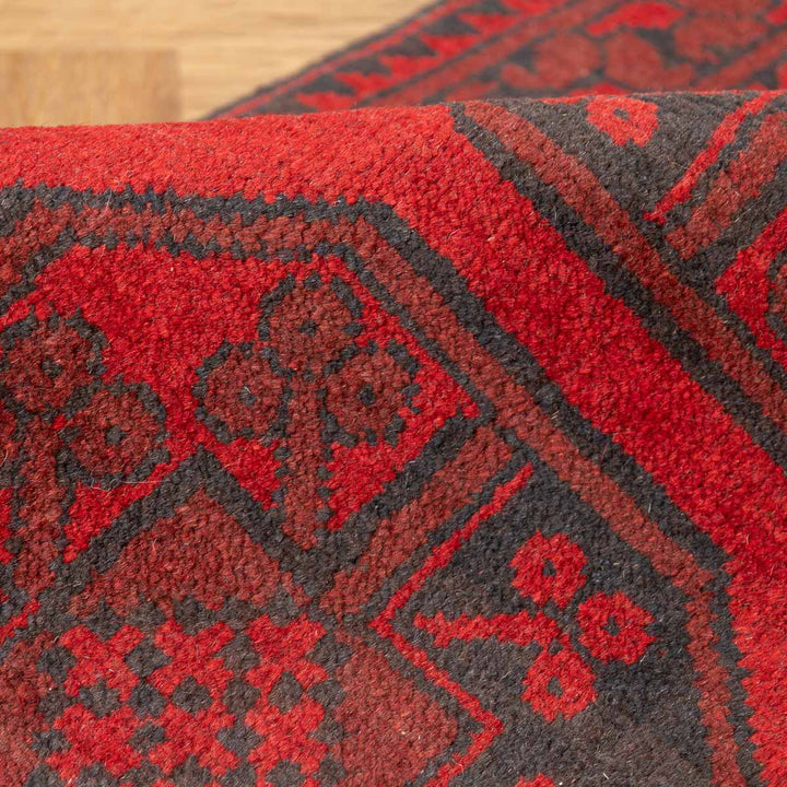 שטיח אפגני רגל פיל 00 אדום 196*79