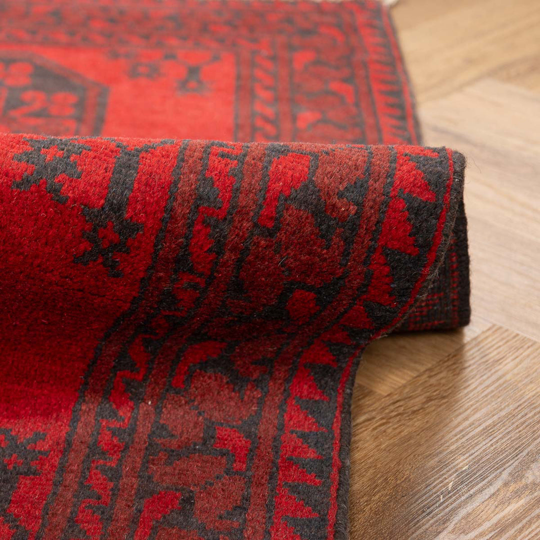 שטיח אפגני רגל פיל 00 אדום 196*79