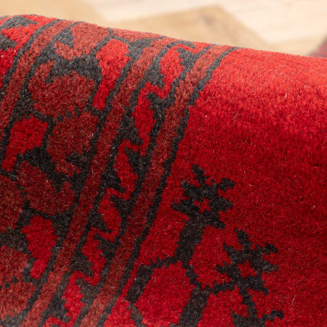 שטיח אפגני רגל פיל 00 אדום 196*79