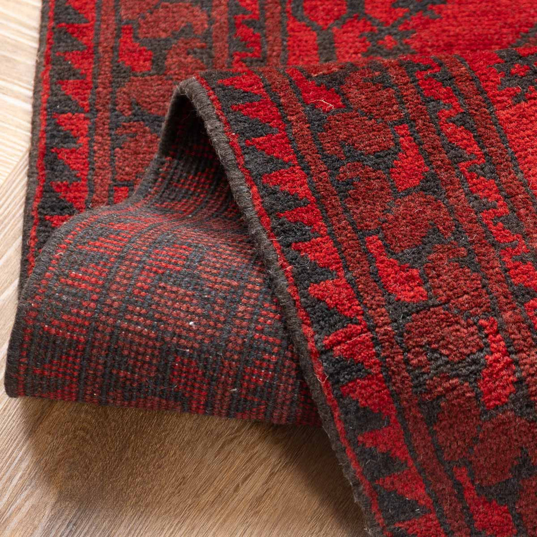 שטיח אפגני רגל פיל 00 אדום 196*79