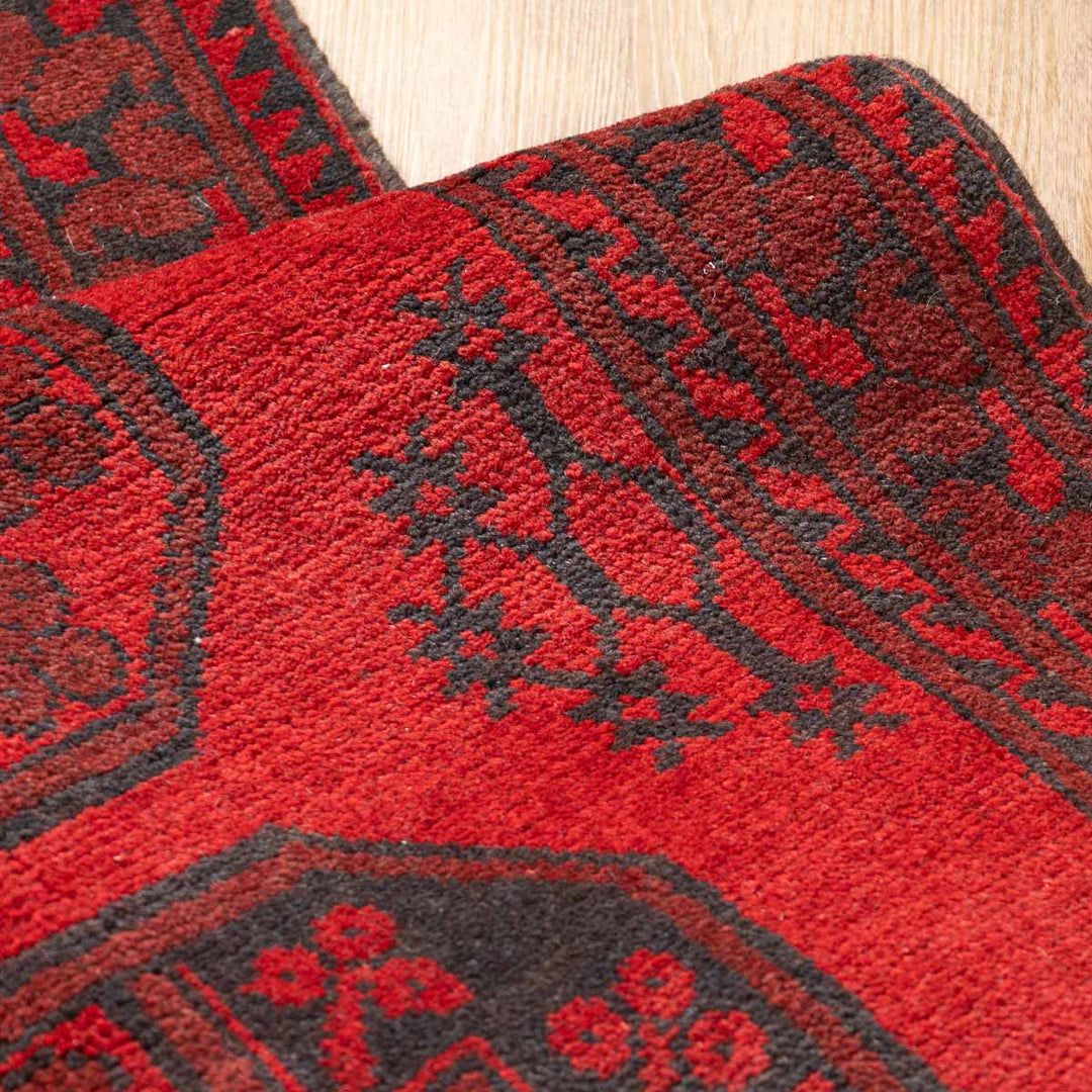שטיח אפגני רגל פיל 00 אדום 196*79