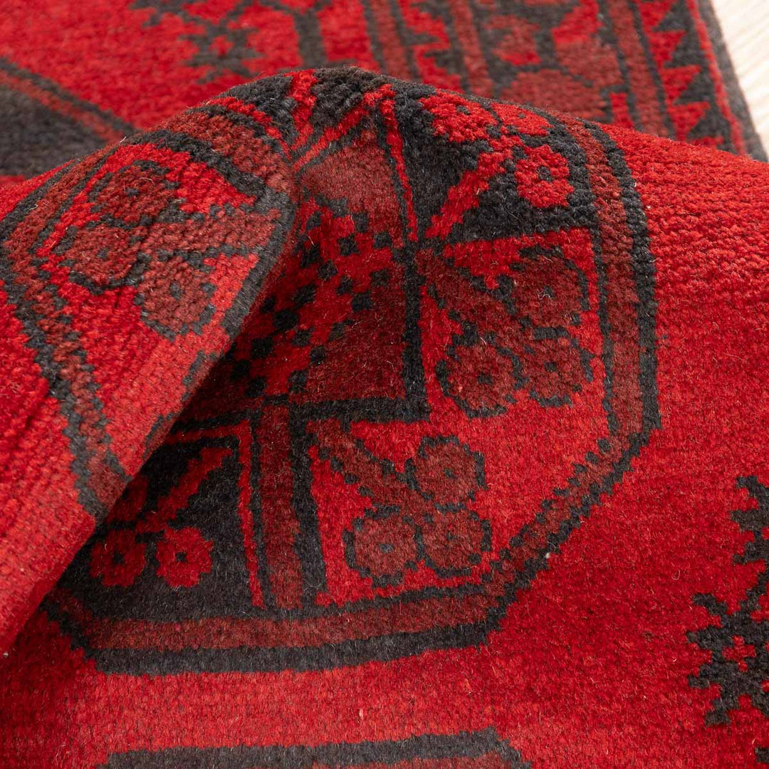 שטיח אפגני רגל פיל 00 אדום 196*79