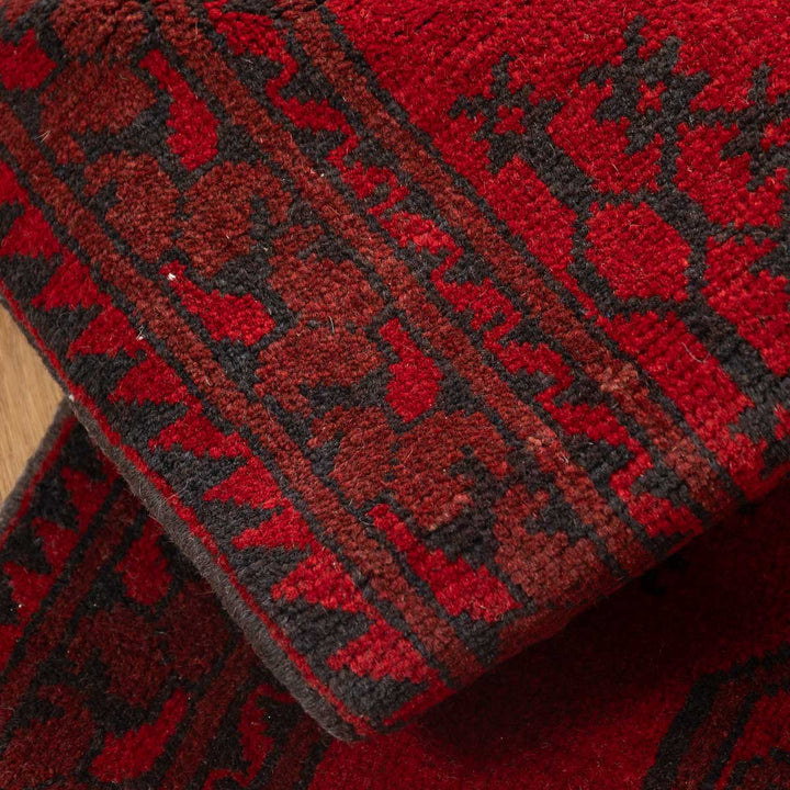 שטיח אפגני רגל פיל 00 אדום 196*79