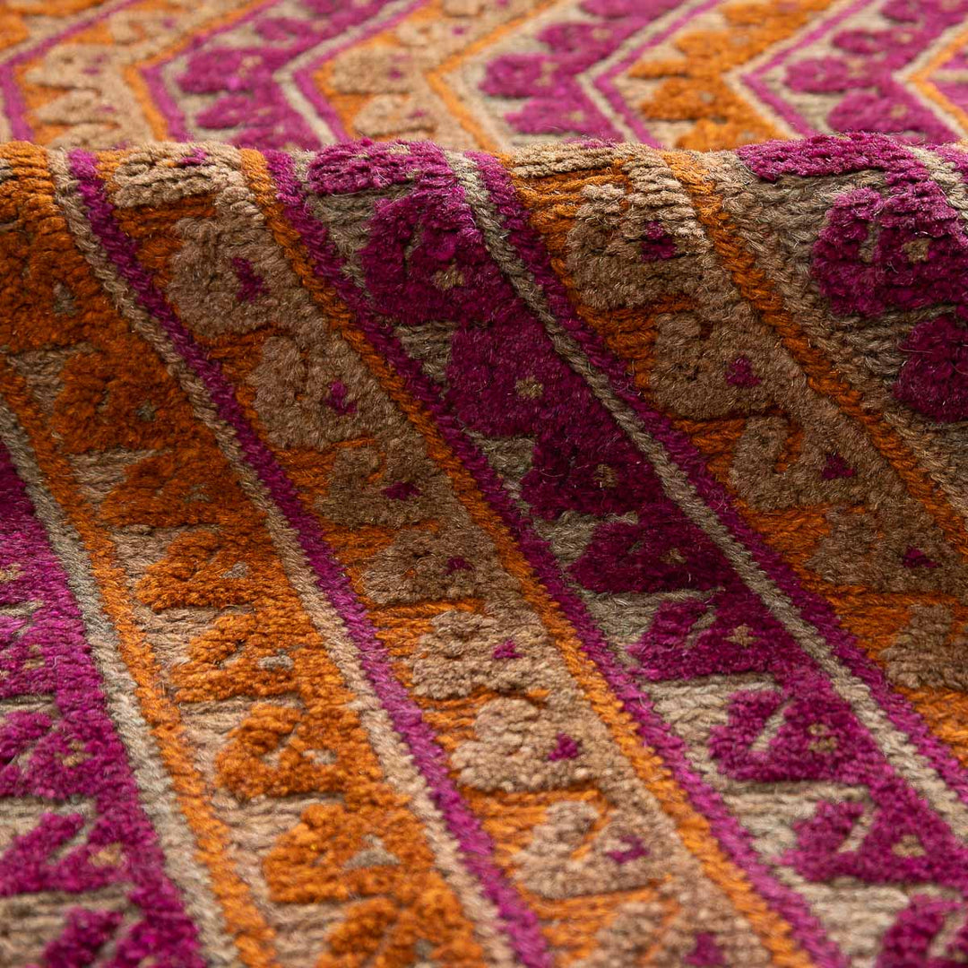 שטיח אוזבקי 00 אדום/כתום 180*150 | Uzbek