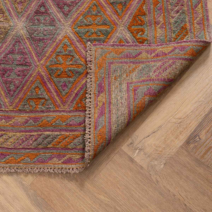 שטיח אוזבקי 00 אדום/כתום 190*150 | Uzbek