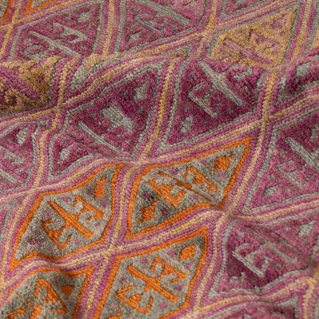 שטיח אוזבקי 00 אדום/כתום 190*150 | Uzbek