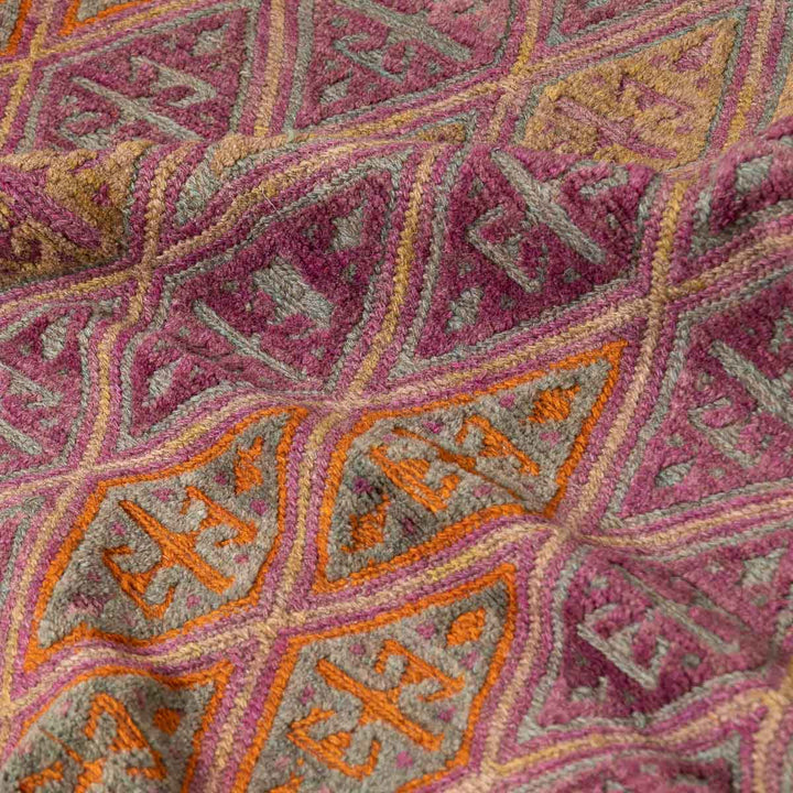 שטיח אוזבקי 00 אדום/כתום 190*150 | Uzbek