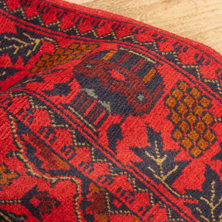 שטיח אפגני חלממדי  00 אדום 153*103