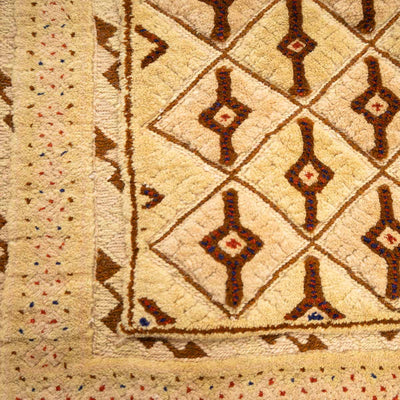 שטיח אוזבקי 00 בז' 196*143 | Uzbek