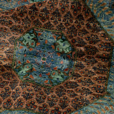 שטיח ממלוק 00 טורקיז 245*174 | Mamluk
