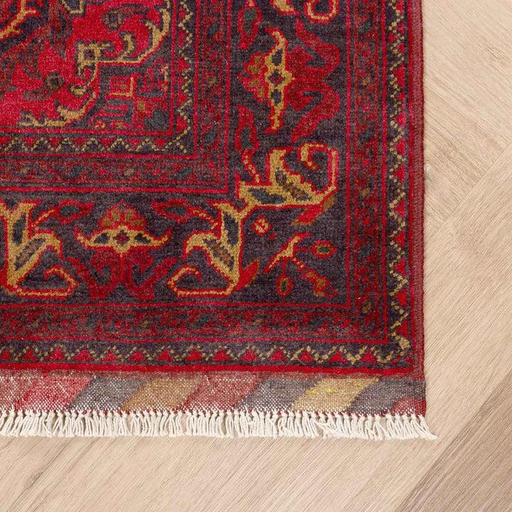 שטיח אפגני חלממדי  00 אדום 150*100