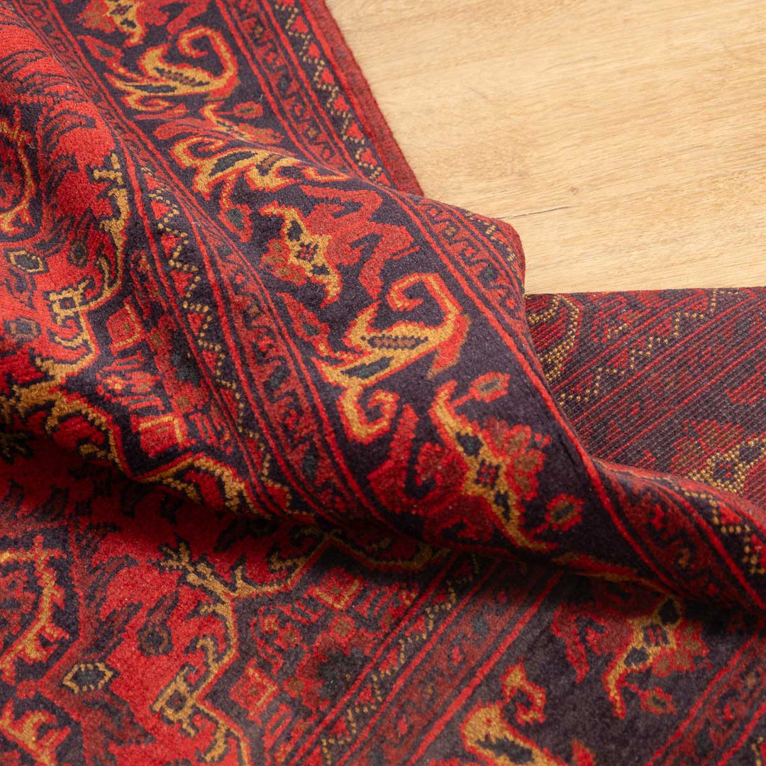 שטיח אפגני חלממדי  00 אדום 150*100