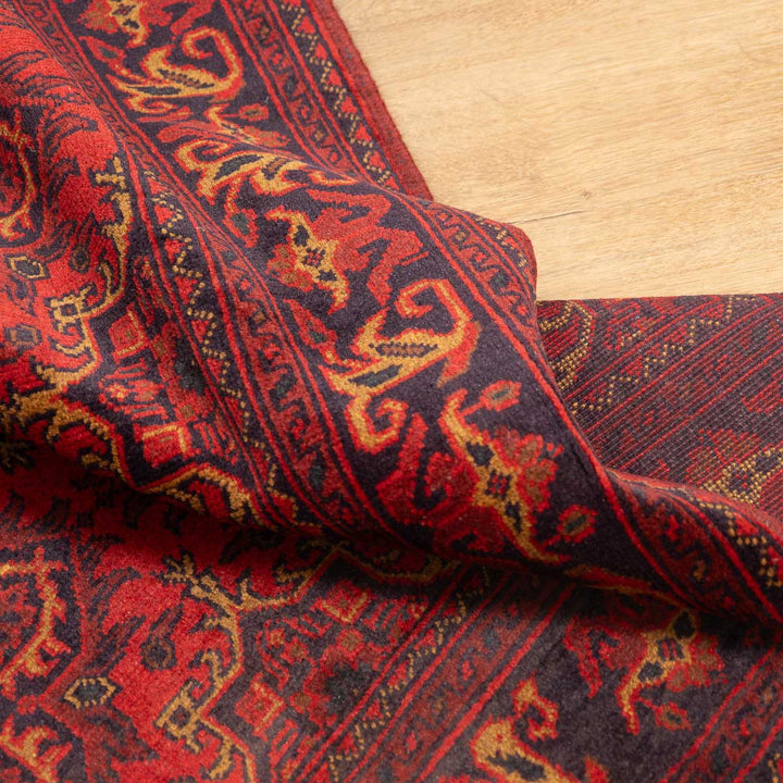 שטיח אפגני חלממדי  00 אדום 150*100