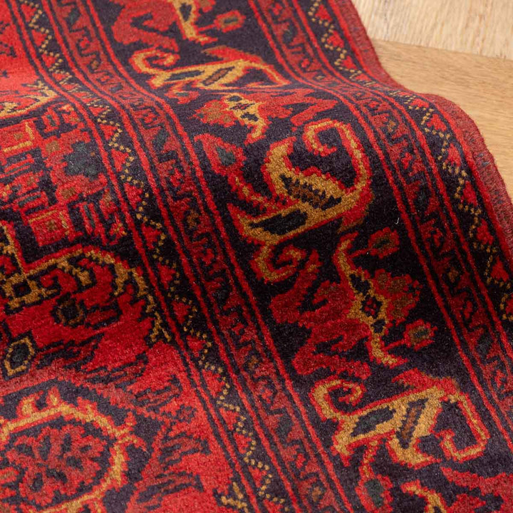 שטיח אפגני חלממדי  00 אדום 150*100