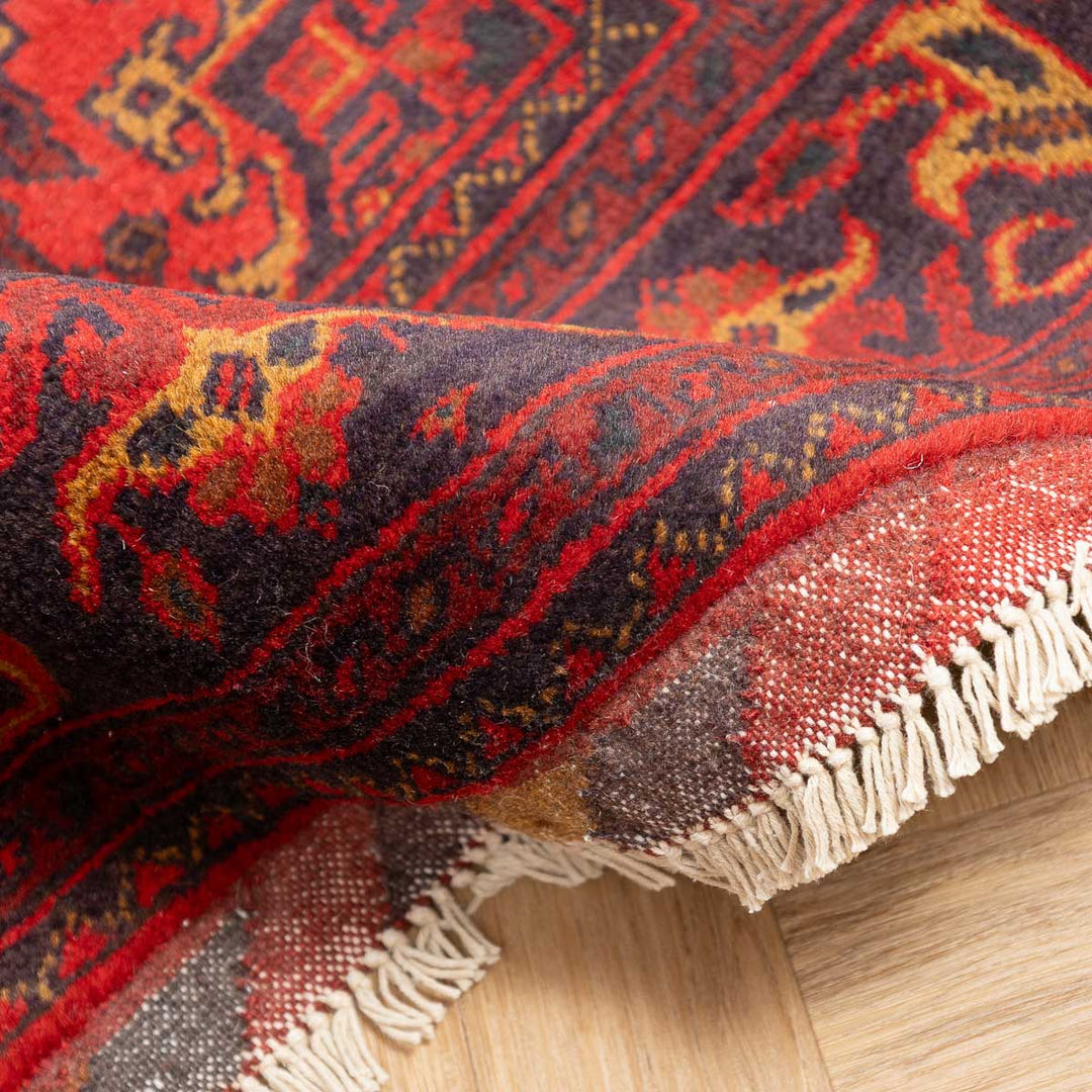 שטיח אפגני חלממדי  00 אדום 150*100