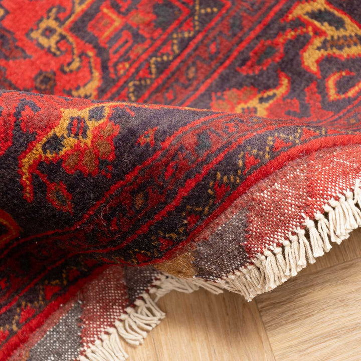 שטיח אפגני חלממדי  00 אדום 150*100