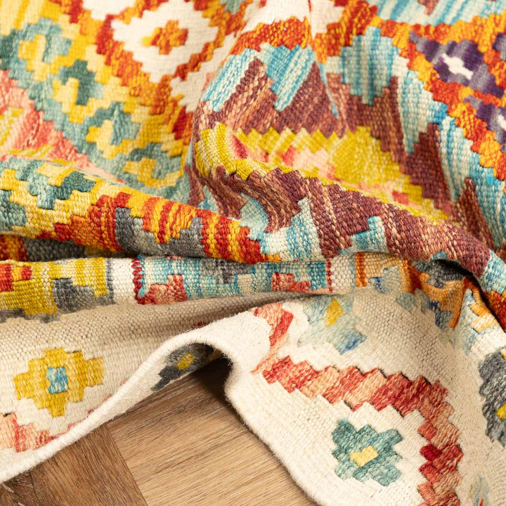 שטיח קילים אפגני 00 צבעוני 155*104