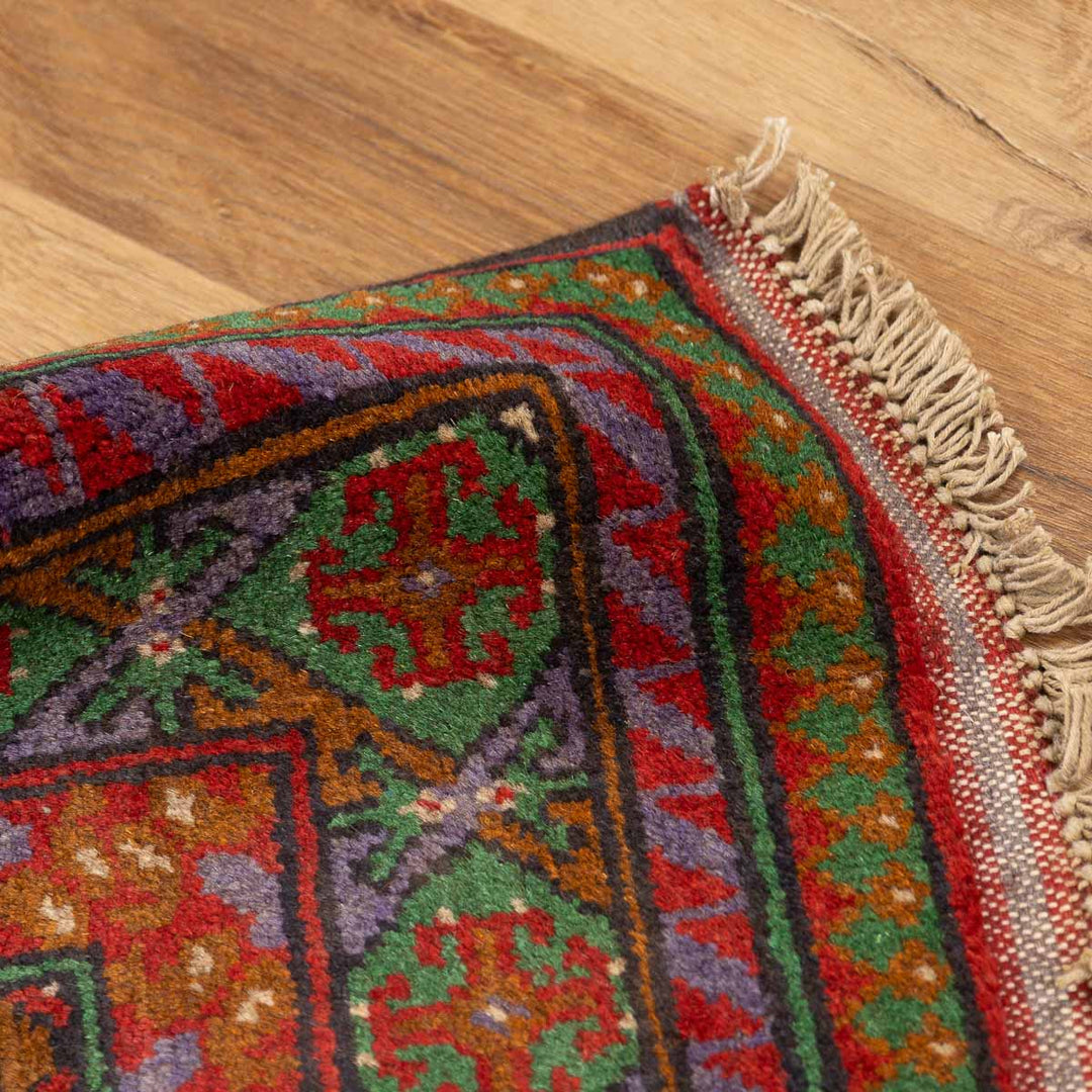 שטיח  אפגני בוכרה 00 סגול 152*103