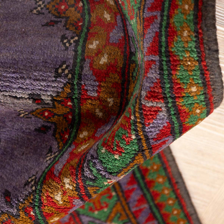 שטיח  אפגני בוכרה 00 סגול 152*103