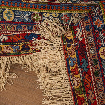 שטיח סומק פרסי 00 צבעוני 343*250 | Persian Sumak