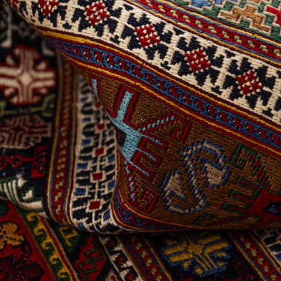 שטיח סומק פרסי 00 צבעוני 204*141 | Persian Sumak