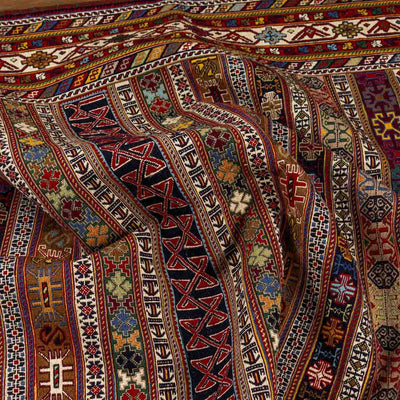 שטיח סומק פרסי 00 צבעוני 204*141 | Persian Sumak